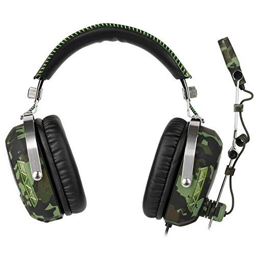 [아마존 핫딜]  [아마존핫딜]SADES SA 926 Stereo Gaming Headset Over-Ear-Kopfhoerer mit Mikrofon fuer PS4 / PS3 / Xbox One / Xbox 360 / PC / Mac / Smart Phone / iPhone (Armee-Gruen)