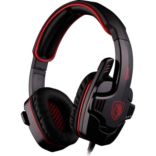  SADES Sades G-power Wired Gaming Headset with 5.1 Stereo Sound and Integrated Noise Cancelling Mic