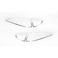 SAFE Chrome Rear Tail Light Lamp Molding Trim Cover Garnish 4-pc Set For 2013 2014 Hyundai Tucson : ix35