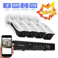 SAFEVANT Security Camera System, Safevant 4CH 2MP DVR Home Security Camera System with 4PCS 1080P IndoorOutdoor Security Cameras,Pre-installed 1TB HDD,Plug and Play