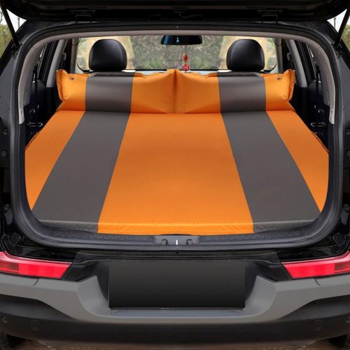  SAFGDBF car Mattress Outdoor Camping Inflatable Pads with Pillow Air Mattress Utralight Camping Mat car Travel Bed Moisture-Proof Pad (Color Name : Blue Gray)