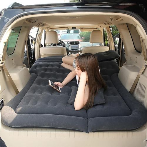 SAFGDBF car Mattress Camping Bed/Travel Bed Universal Off-Road car Air Inflatable Bed Auto Mattress Rear Row car Travel Sleeping Pad (Color Name : Grey)