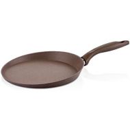 [아마존베스트]SAFLON Granite Crepe Pan Non-Stick Scratch-Resistant Forged Aluminum w/ QuanTanium Coating | Even Heating Cooking Dishware (9.5-Inch)