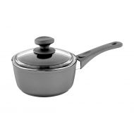 SAFLON Saflon Titanium Nonstick 3-Quart Sauce Pan with Tempered Glass Lid, 4mm Forged Aluminum with PFOA Free Coating from England