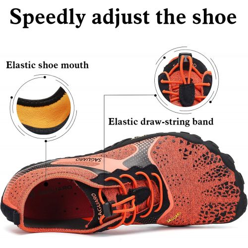  [아마존 핫딜] SAGUARO Mens Womens Barefoot Gym Walking Trail Beach Hiking Water Shoes