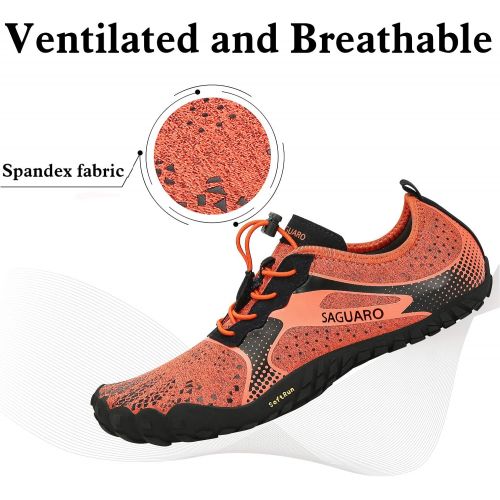  [아마존 핫딜] SAGUARO Mens Womens Barefoot Gym Walking Trail Beach Hiking Water Shoes