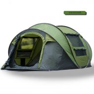 SAKURAII DUN Tent pop up Camping Outdoor Camping Waterproof Tents Large Automatic Ultralight Family,Green,Russian