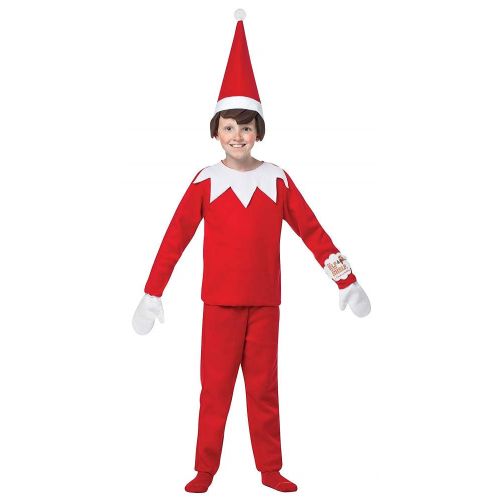  SALES4YA Boys Elf On The Shelf Kids Costume Medium 7-10 Boys Costume