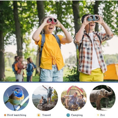  [아마존베스트]Sallous 10X25 Compact Binoculars, Small Lightweight Binocular for Adults & Kids, Binoculars for Bird Watching Traveling Hiking Wildlife Outdoor, Easy Focus Folding Binoculars for Opera Con
