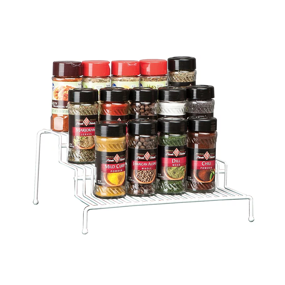  SALT 3-Tier Spice Rack in White