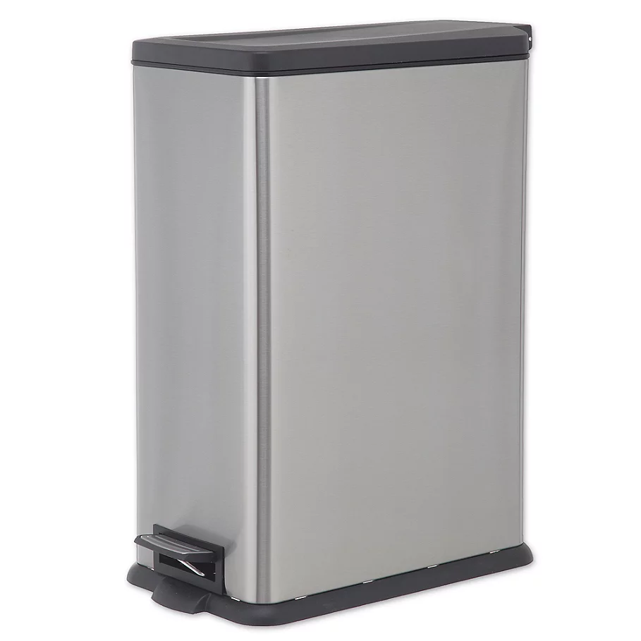  SALT™ 45 Liter Rectangular Slim Step Trash Can