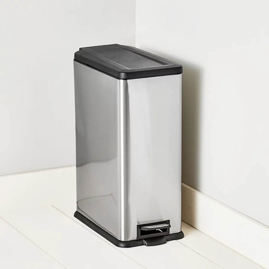  SALT™ 45 Liter Rectangular Slim Step Trash Can