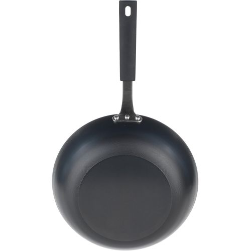  SALTER BW05458BS Wok Pfanne fuers Leben“ aus Kohlenstoffstahl, 28cm, schwarz, Stahl, 28 cm