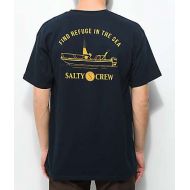 SALTY CREW Salty Crew Admiral Navy & Yellow T-Shirt