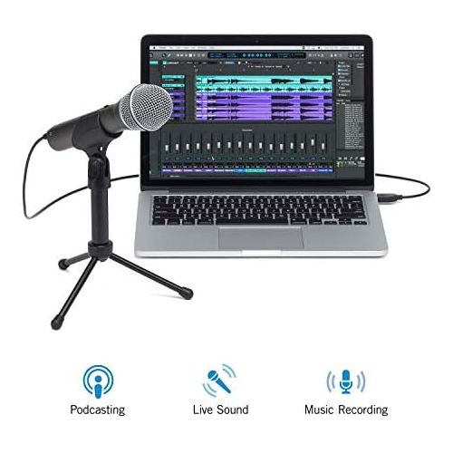  [아마존베스트]Samson Q2U recording and podcasting package - Dynamic USB / XLR microphone with accessories