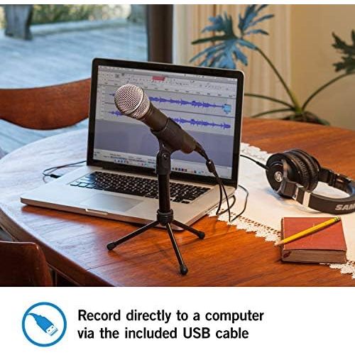  [아마존베스트]Samson Q2U recording and podcasting package - Dynamic USB / XLR microphone with accessories