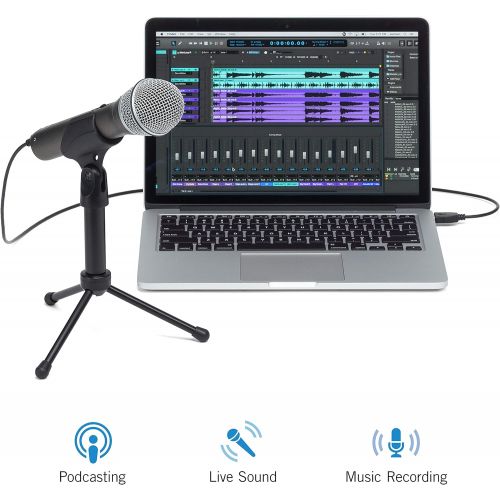  [아마존베스트]Samson Q2U recording and podcasting package - Dynamic USB / XLR microphone with accessories