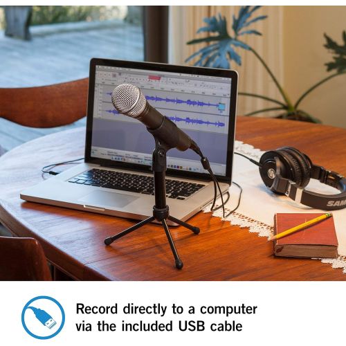  [아마존베스트]Samson Q2U recording and podcasting package - Dynamic USB / XLR microphone with accessories