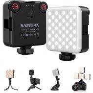 [아마존베스트]LED Video Light, SAMTIAN 600 Photography Lighting Kit 3200-5600K Camera Studio Light with 4 NP-F Batteries Barndoors 75 Inches Light Stand and Remote Photo Panel Light for Livestre