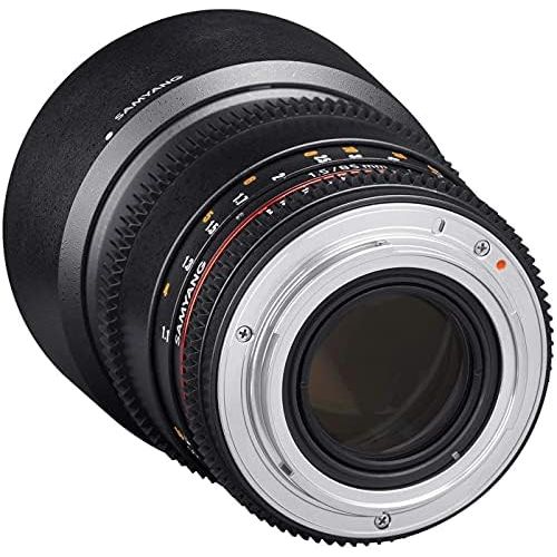  [아마존베스트]Samyang 85 mm T1.5 VDSLR II Manual Focus Video Lens for Canon DSLR Camera