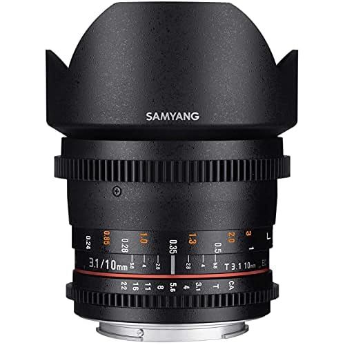  [아마존베스트]Samyang T3.1 VDSLR ED As Ncs CS II Lens for Canon Connection 10 mm