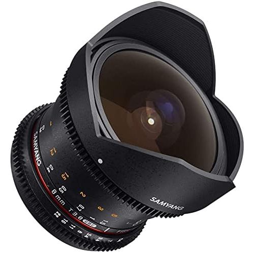  [아마존베스트]Samyang 8mm T3.8VDSLR CS II UMC Fish-eye Lens for Canon M, Canon, black