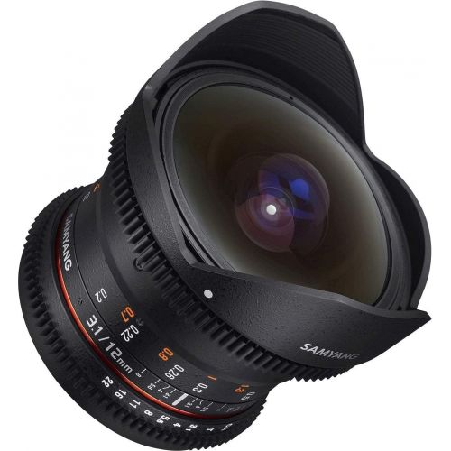  [아마존베스트]Samyang T3.1 VDSLR ED AS NCS Fish Eye Lens Connection Canon 12 mm