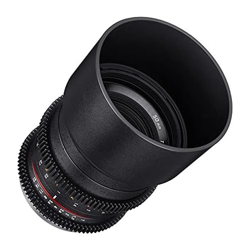  [아마존베스트]Samyang 14050t1.3°F T1.3Ed UMC CS Lens (50mm), Canon M, black