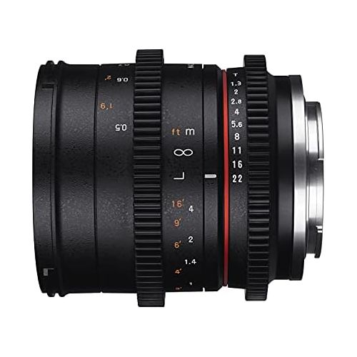  [아마존베스트]Samyang 14050t1.3°F T1.3Ed UMC CS Lens (50mm), Canon M, black
