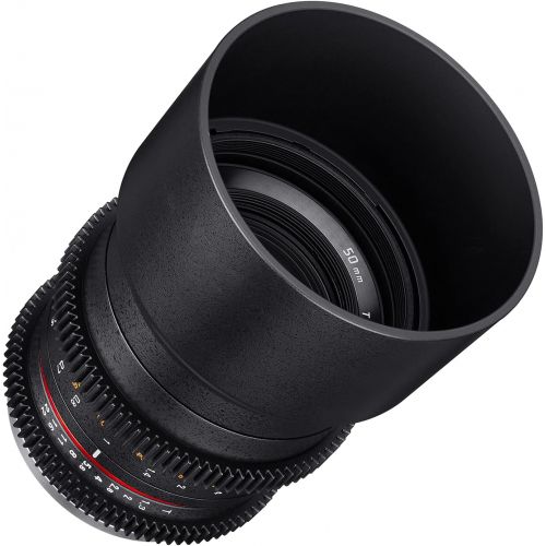  [아마존베스트]Samyang 14050t1.3°F T1.3Ed UMC CS Lens (50mm), Canon M, black