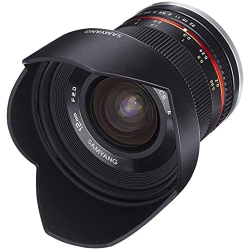  [아마존베스트]Samyang F2.0Lens for Connection 12 mm