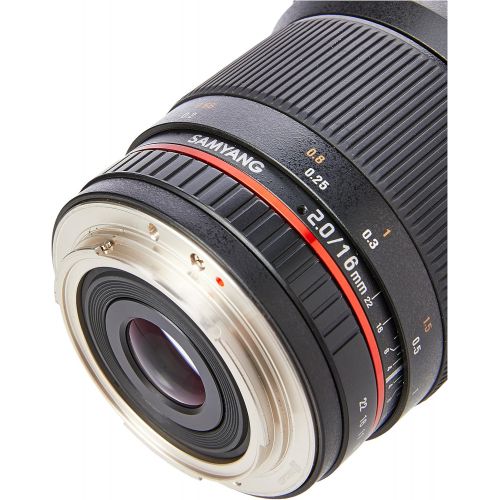  [아마존베스트]Samyang 16 mm F2.0 Lens for Canon