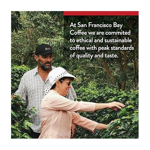  San Francisco Bay Compostable Coffee Pods - French Roast (80 Ct) K Cup Compatible including Keurig 2.0, Dark Roast