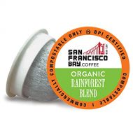 SAN FRANCISCO Bay SF Bay Coffee OneCUP Organic Rainforest Blend 80 Ct Medium Roast Compostable Coffee Pods, K Cup Compatible including Keurig 2.0 (Packaging May Vary)