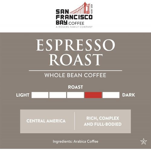  SAN FRANCISCO Bay SF Bay Coffee Espresso Roast Whole Bean 2LB (32 Ounce) Dark Roast