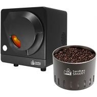 Sandbox Smart R1+C1, Home Coffee Roaster Machine with Coffee Bean Cooler - Electric Direct Fired Coffee Roasting for Smart Home Use, Delivered via The App. 110V (Black)