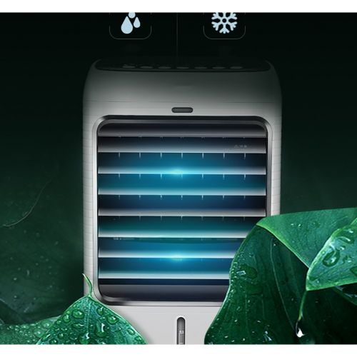  SANDM Portable Evaporative coolers, Single cold type Air conditioner fan Household Air cooler With dehumidifier With 4 universal wheels-White