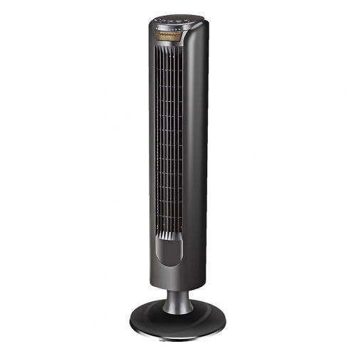  SANDM Desktop Silent Tower fan, Home Air conditioner fan Shaking head fan Energy-saving Leafless fan Portable Air cooler-Black