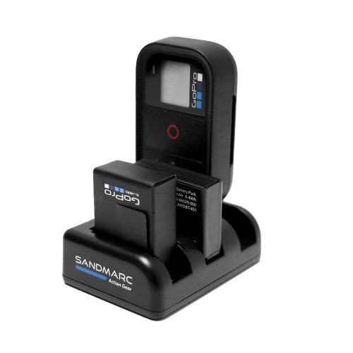  SANDMARC Procharge: Dreifach Ladegeraet fuer GoPro und Remote