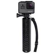 SANDMARC Carbon Grip - Floating Waterproof Handle for GoPro Hero 6, Hero 5, 4, Session, Black, Silver, Hero+ LCD, 3+, 3, 2, HD and 1/4 Cameras