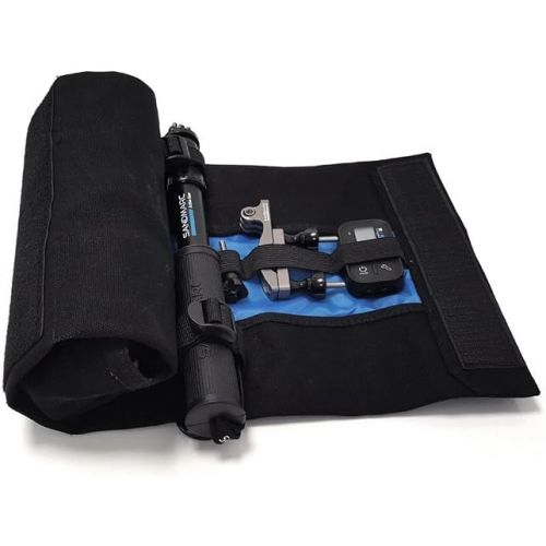  SANDMARC Armor Bag - Roll-Up Case (Travel Bag) for GoPro Hero 7, Hero 6, Hero 5, 4, 3+, 2 & HD. Carry up to 3 GoPro Cameras, Mounts, Accessories, Pole, Batteries & Remotes