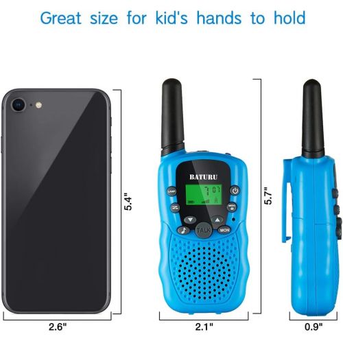  [아마존 핫딜] [아마존핫딜]SANJOIN Walkie Talkies for Kids, 22 Channels 2 Way Radios Walkie Talkies with Backlit LCD Flashlight, Up to 3 Mile Range Kids Walkie Talkies for Outside Adventures, Camping, Hiking