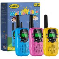 [아마존베스트]SANJOIN Walkie Talkies for Kids, 22 Channels 2 Way Radios Walkie Talkies with Backlit LCD Flashlight, 3 Mile Range Kids Walkie Talkies for Outside Adventures, Camping, Hiking - 3 P