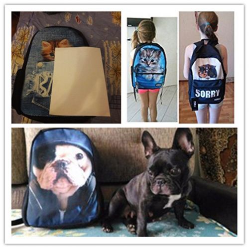  SANNOVO Sannovo German Shepherd Dog Print Backpack Kid Animal Canvas Shoulder School Bag