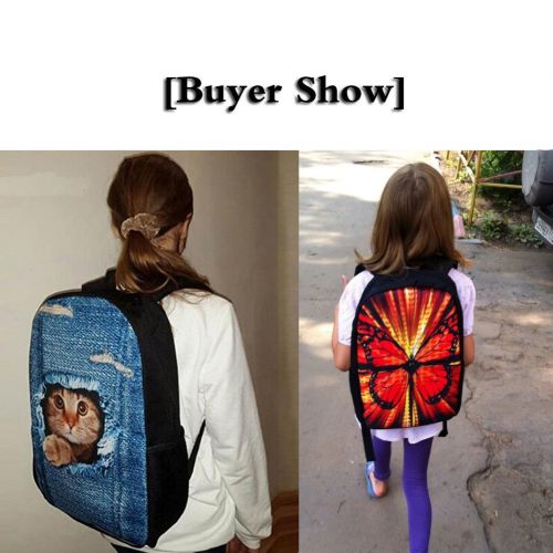  SANNOVO Sannovo Zoo Animal Printed School Backpacks Book Bag for Boy Girl Gift Supplies