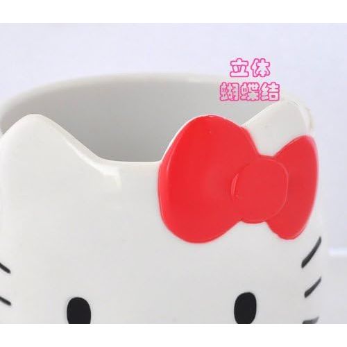  [아마존베스트]Sanrio Hello Kitty Face Die-Cut Mug