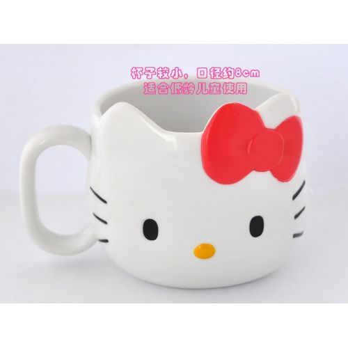  [아마존베스트]Sanrio Hello Kitty Face Die-Cut Mug