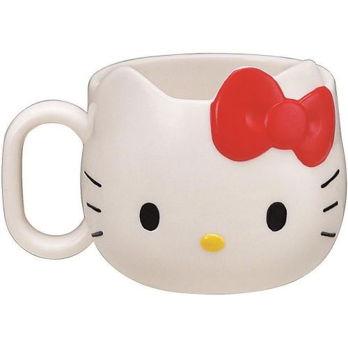  [아마존베스트]Sanrio Hello Kitty Face Die-Cut Mug