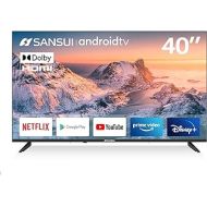 SANSUI ES40V1FA, 40 inch 1080p FHD Smart LED Android TV with Google Assistant(Voice Control), Screen Share, HDMI, USB(2022 Model-Android 11 OS)