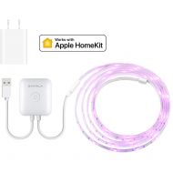 SANTALA Wi-Fi Smart LED Strip Lights, Compatible with Apple HomeKit, Alexa, Siri Remote Control on 2.4 Ghz, Dimmable Waterproof 16000K Colors 2m/6.6ft